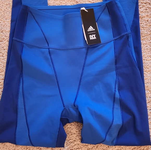 Adidas Ivy Park Glory Blue/Team Royal Blue High-Waisted Leggings Size Small - Picture 4 of 11